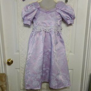 L.A. Sandra Girls Dress Flower Bridesmaid Princess